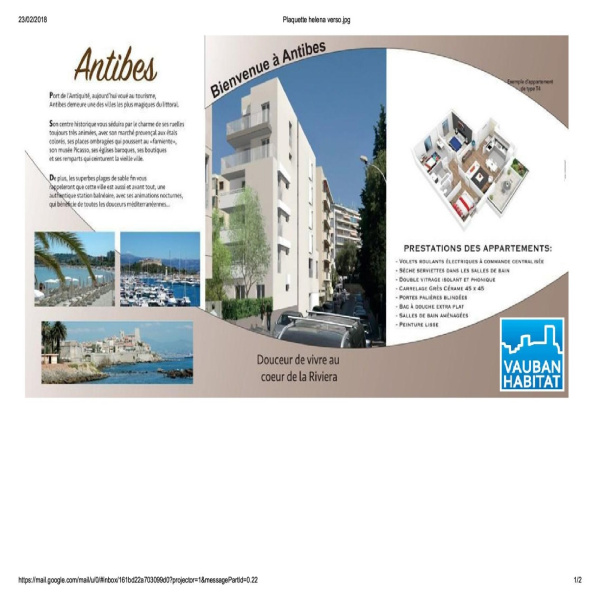 Programme neuf Appartement Antibes 06600